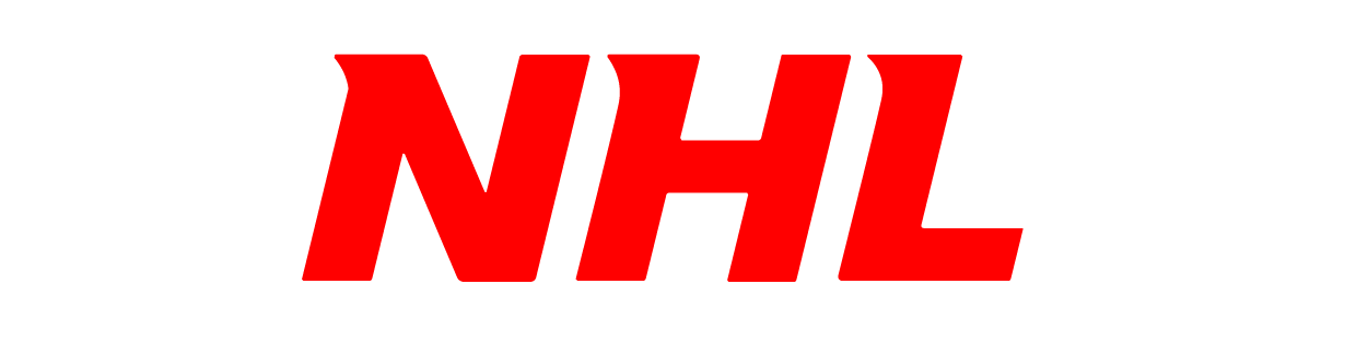 a red and black logo