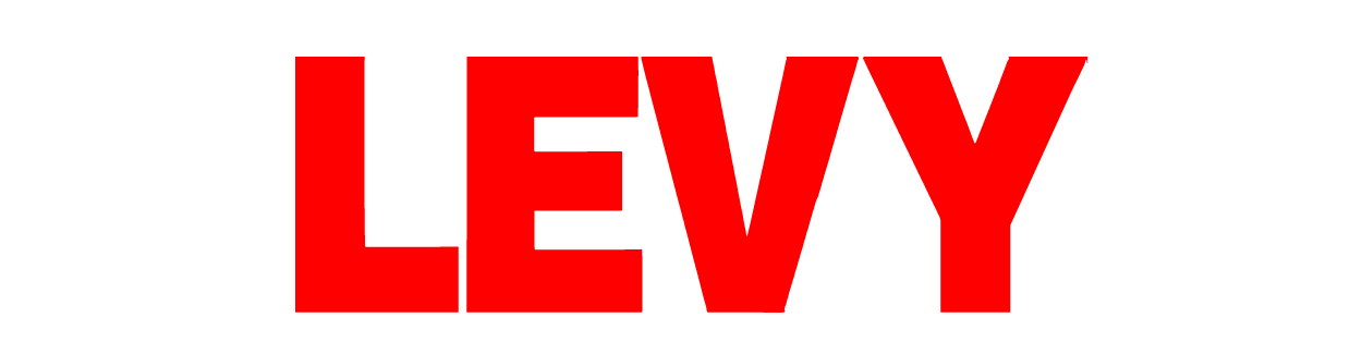 a red and black logo